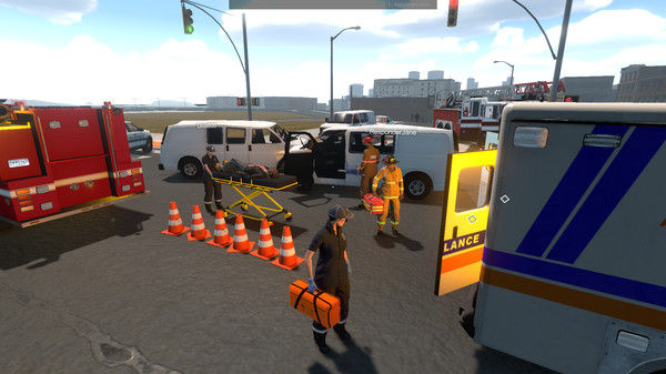 Flashing Lights - Police, Firefighting, Emergency Services (EMS) Simulator