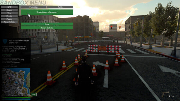 Flashing Lights - Police, Firefighting, Emergency Services (EMS) Simulator