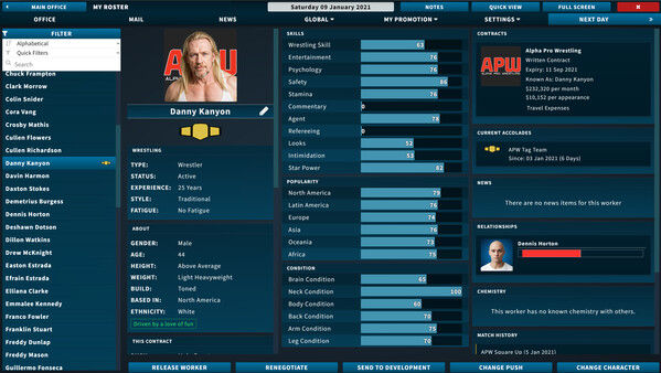 Pro Wrestling Sim