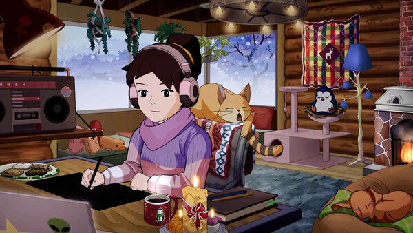 Comfy Girl: Lofi Companion