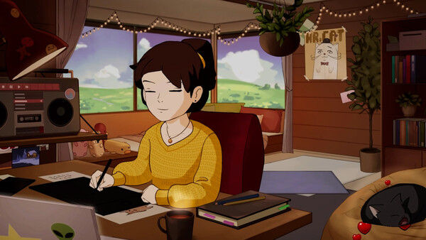 Comfy Girl: Lofi Companion