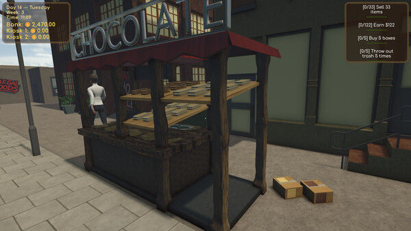 Choco Kiosk Simulator