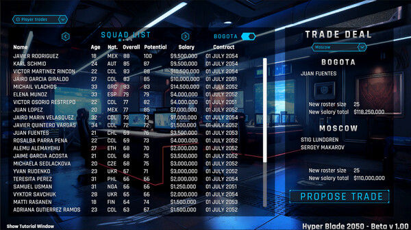 HyperBlade 2050 - Dystopian Sports Manager