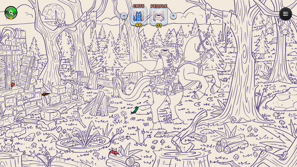 Hidden Cats in Spooky Village