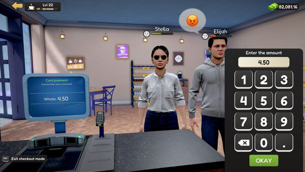 My Café Manager Simulator