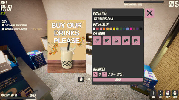 Boba Tea Shop Simulator