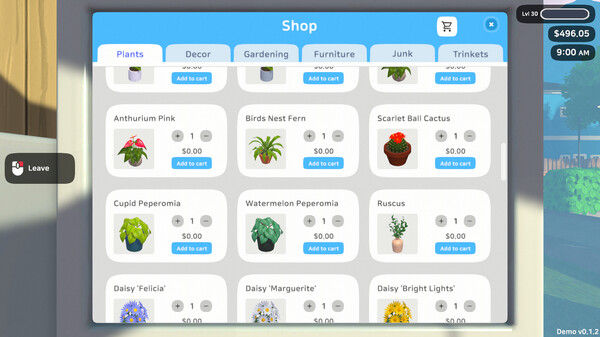 Plant Nursery Simulator