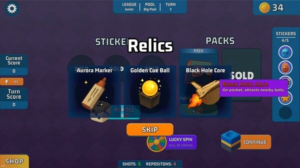 Ballardo: Roguelike Billiards