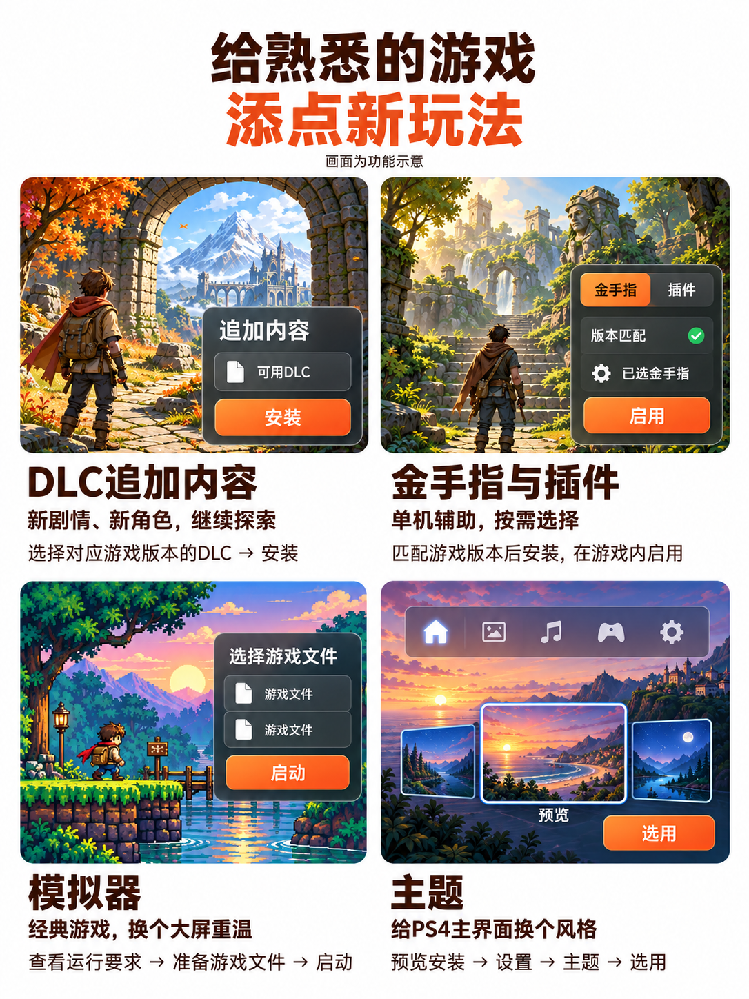 DLC 与扩展玩法
